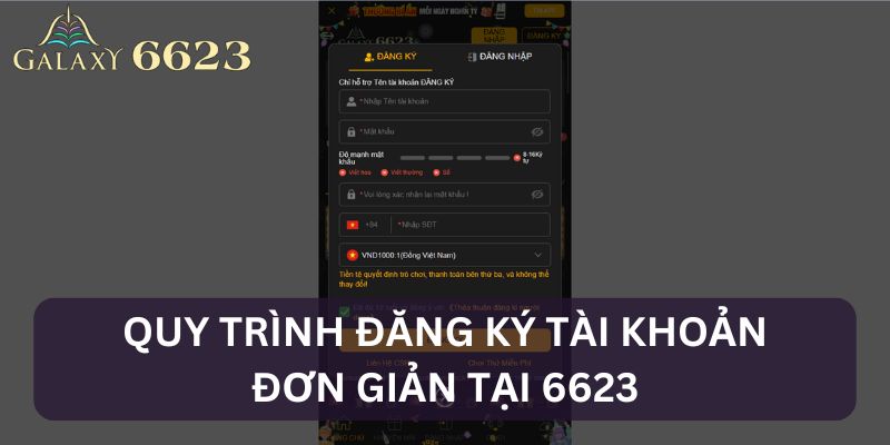 Quy trình đăng ký tại 6623